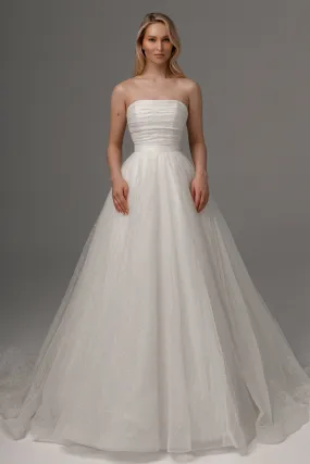 2 in 1 Wedding Dress Ebba With Detachable Kerstin Skirt