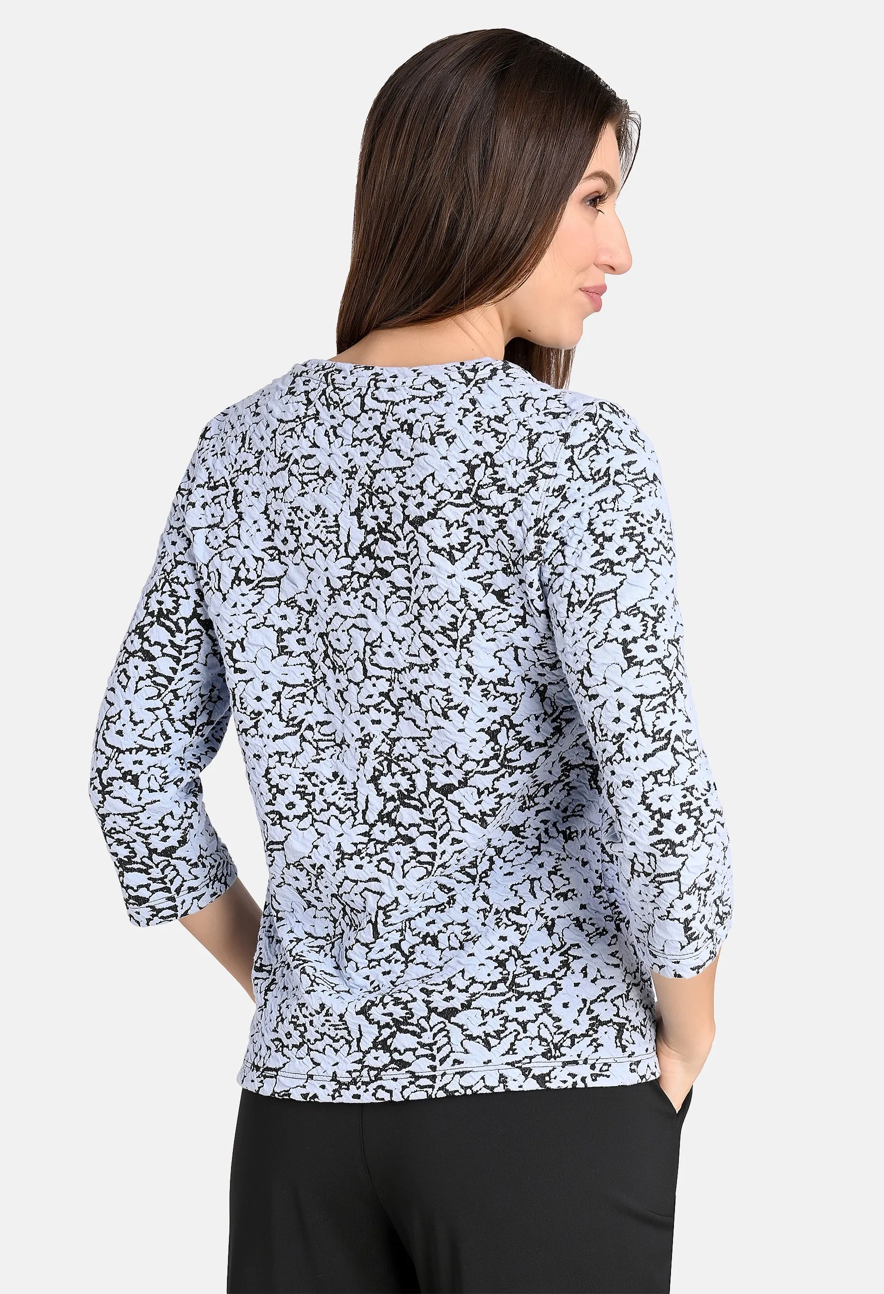 3D Floral Design Top