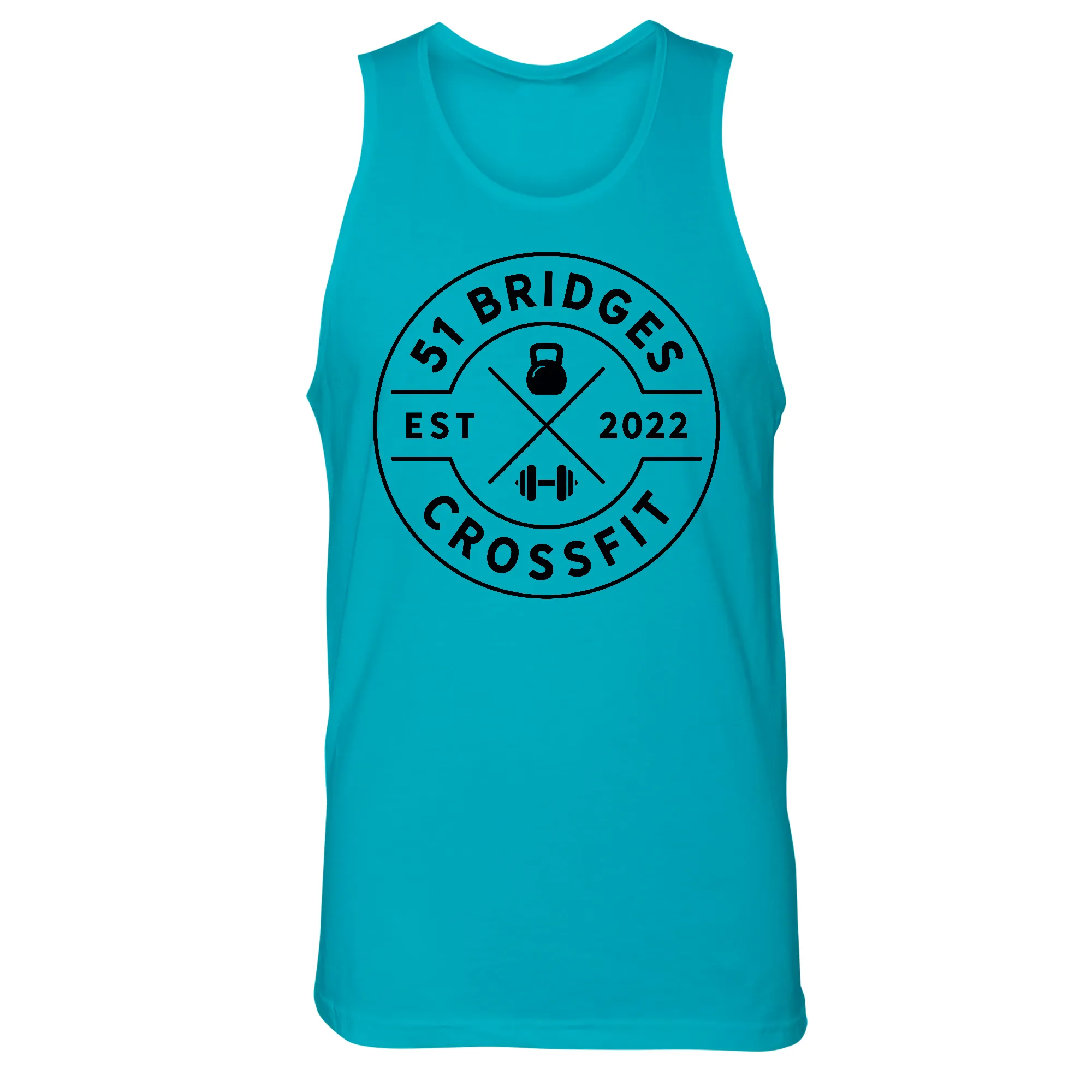 51 Bridges CrossFit Round Mens - Tank Top