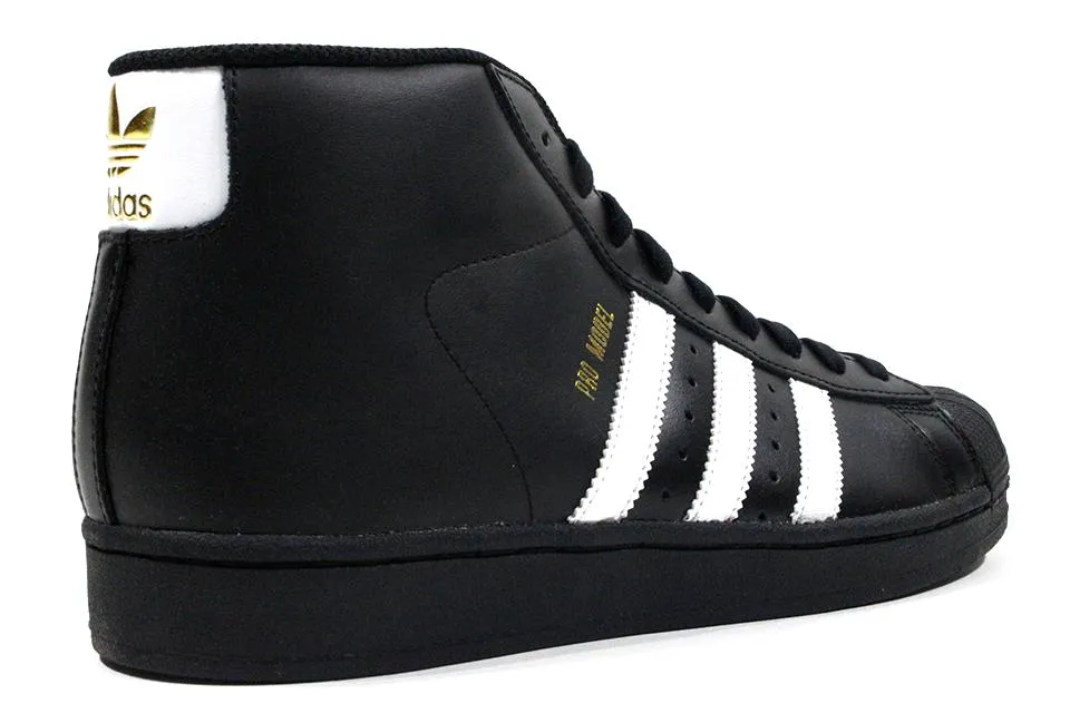 Adidas Pro Model High "Black/White/Gold"