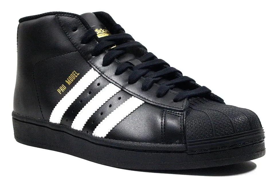 Adidas Pro Model High "Black/White/Gold"