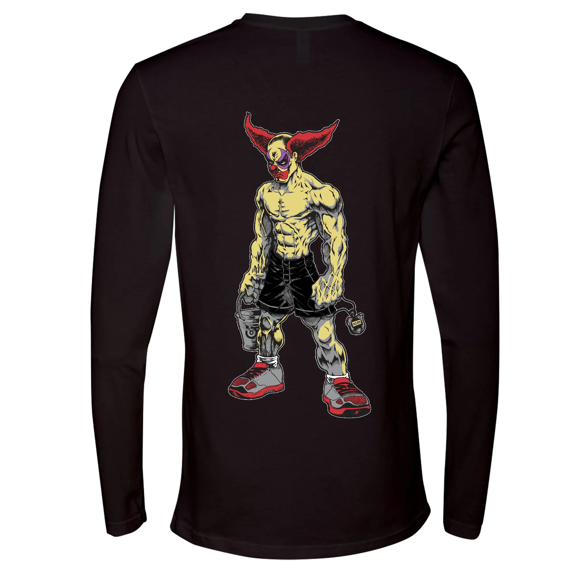 All Kine CrossFit Pukie The Clown Mens - Long Sleeve