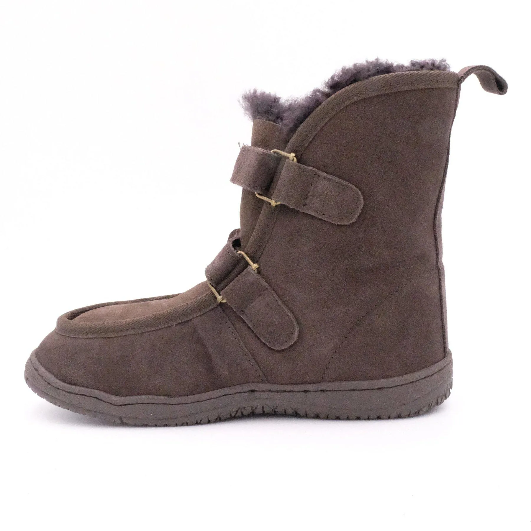 Alpine - 2 Hook and Loop Strap UGG Boots - Black Sheep Australia Medical Sheepskin Healthcare Range