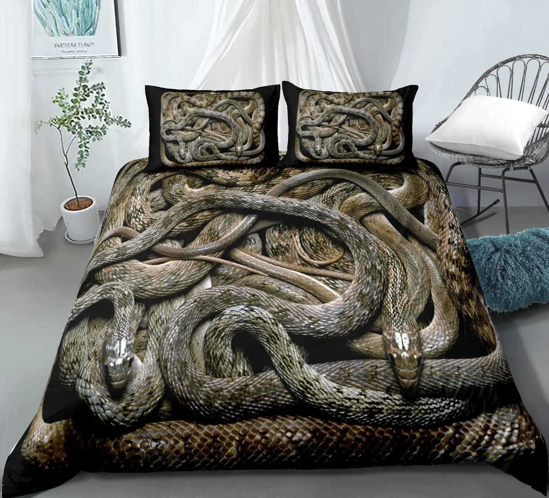 Amazing Snake Bedding Set - Serpentine Dreams