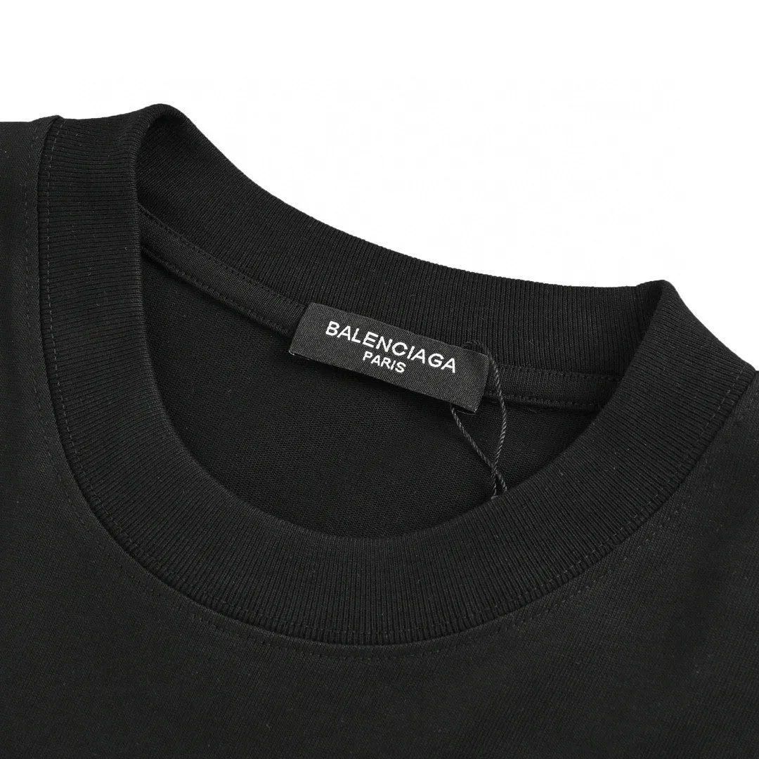 Balenciaga T-Shirt - Distressed Logo