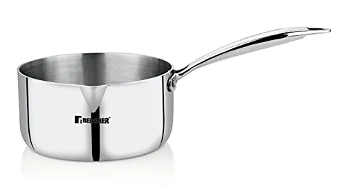 Bergner Argent Triply Stainless Steel Saucepan/Milkpan