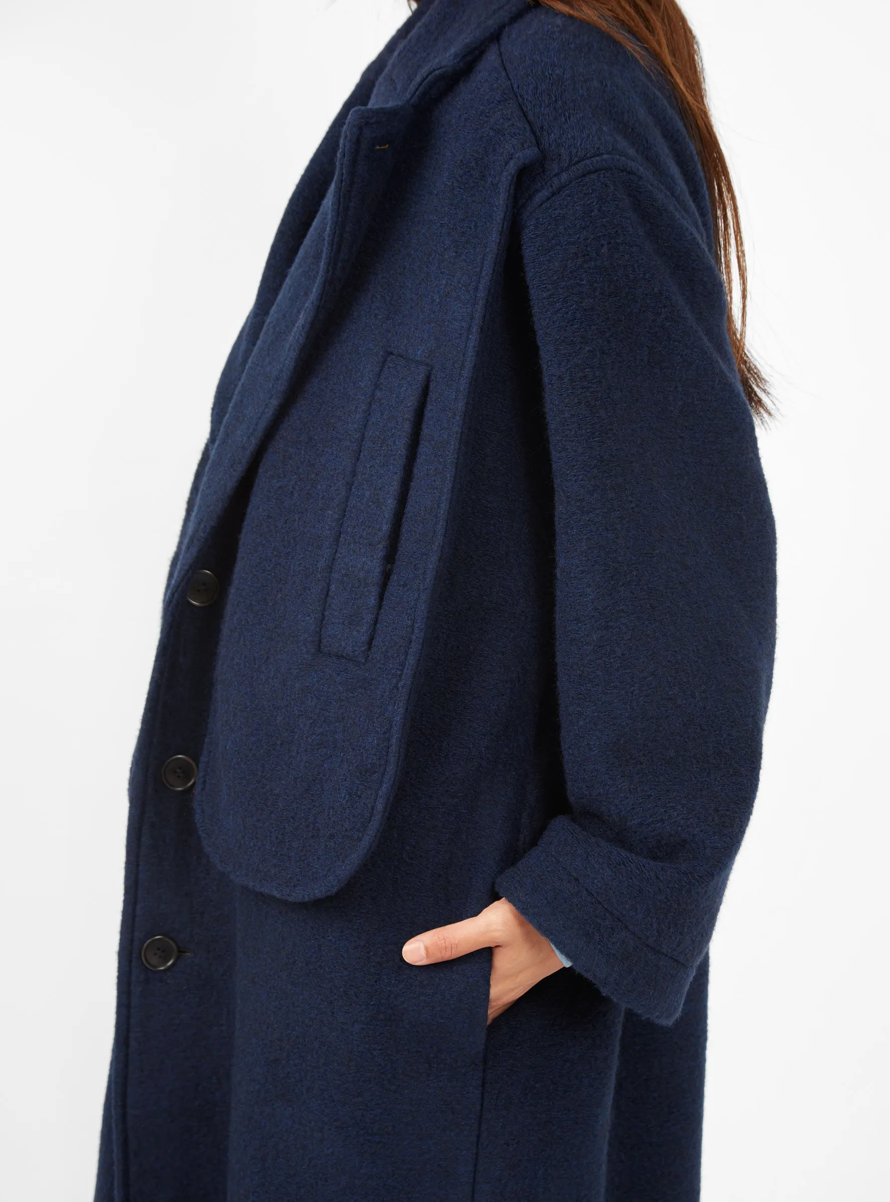 Big Bag Coat Navy