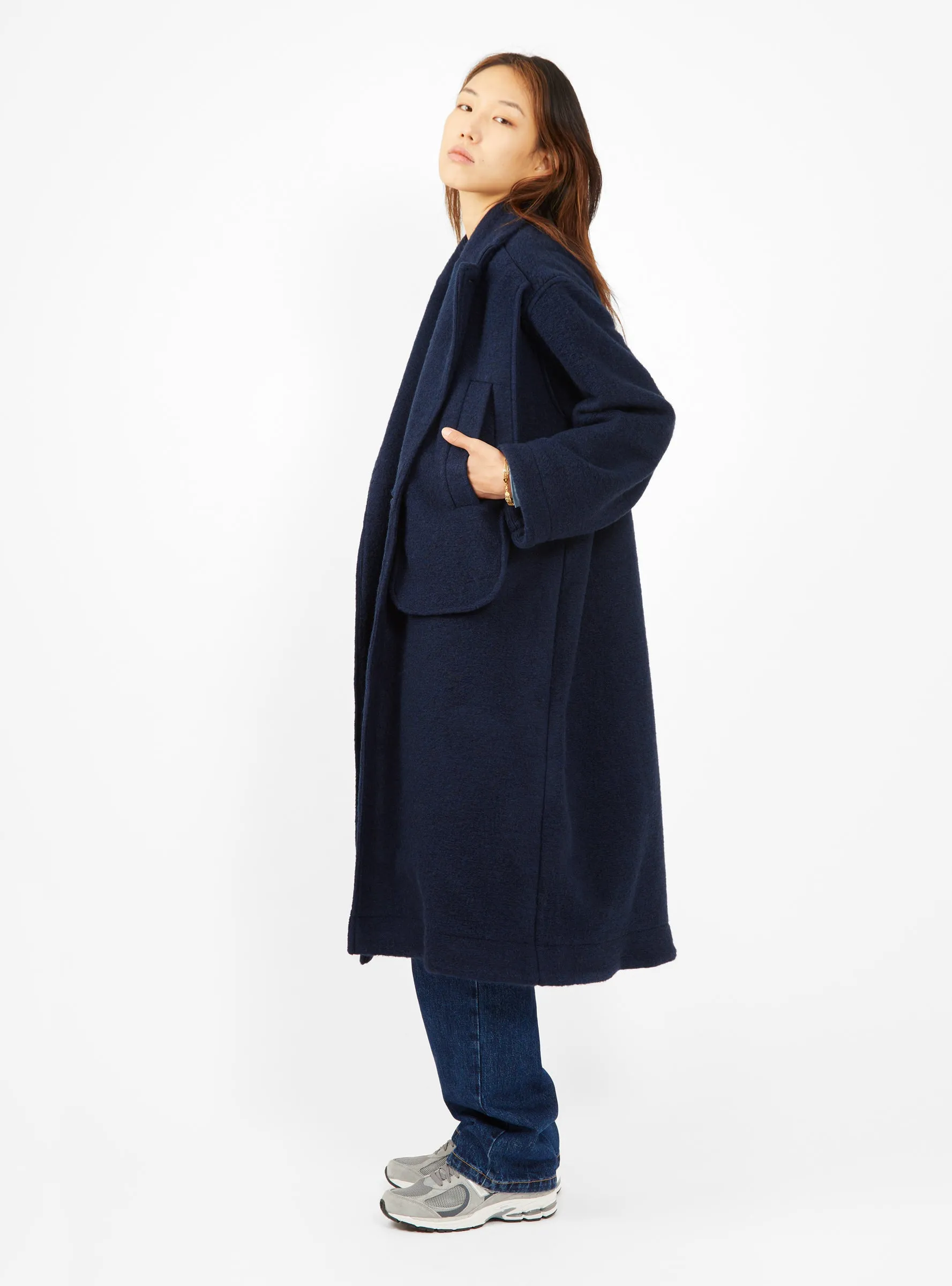 Big Bag Coat Navy