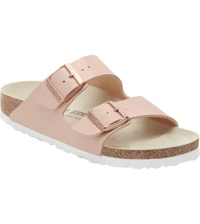 Birkenstock Womens Arizona Birko-Flor Snake Print Rose Sandal - 1026448