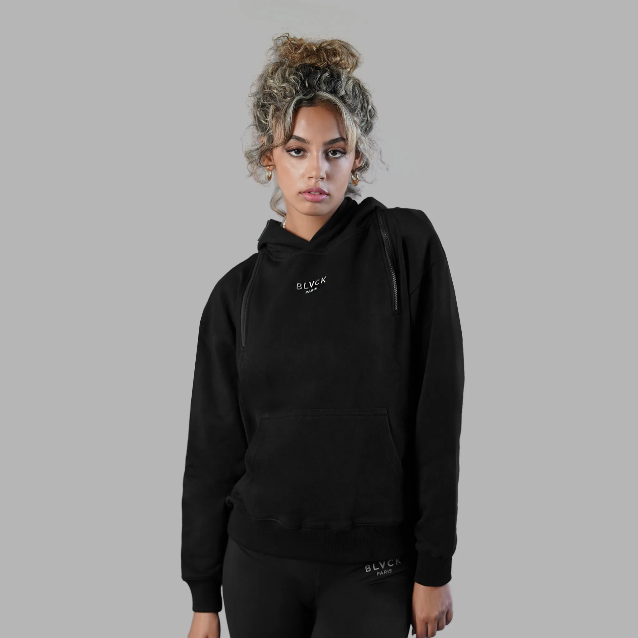 Blvck Zipped Hoodie