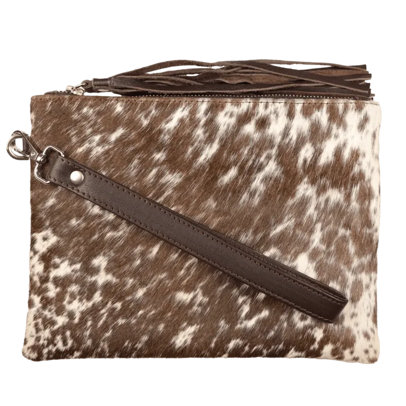 Country Allure Claire Large Cowhide Clutch