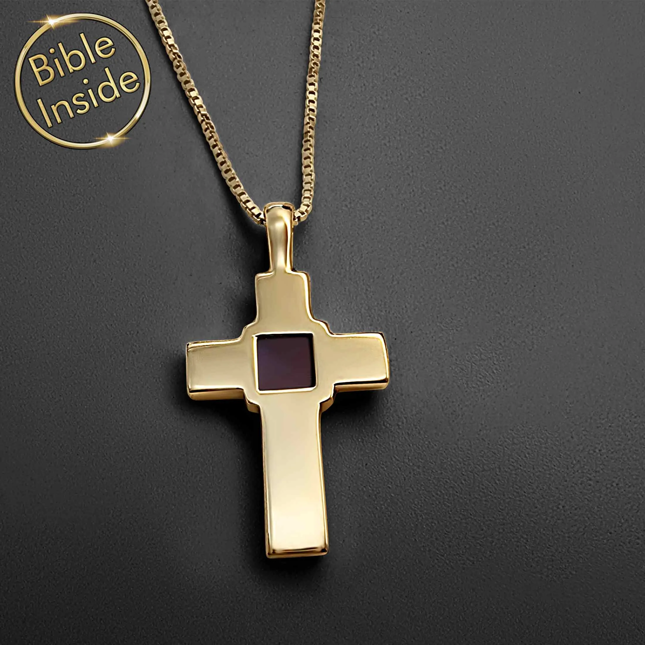 Cross Necklace with the Entire Bible