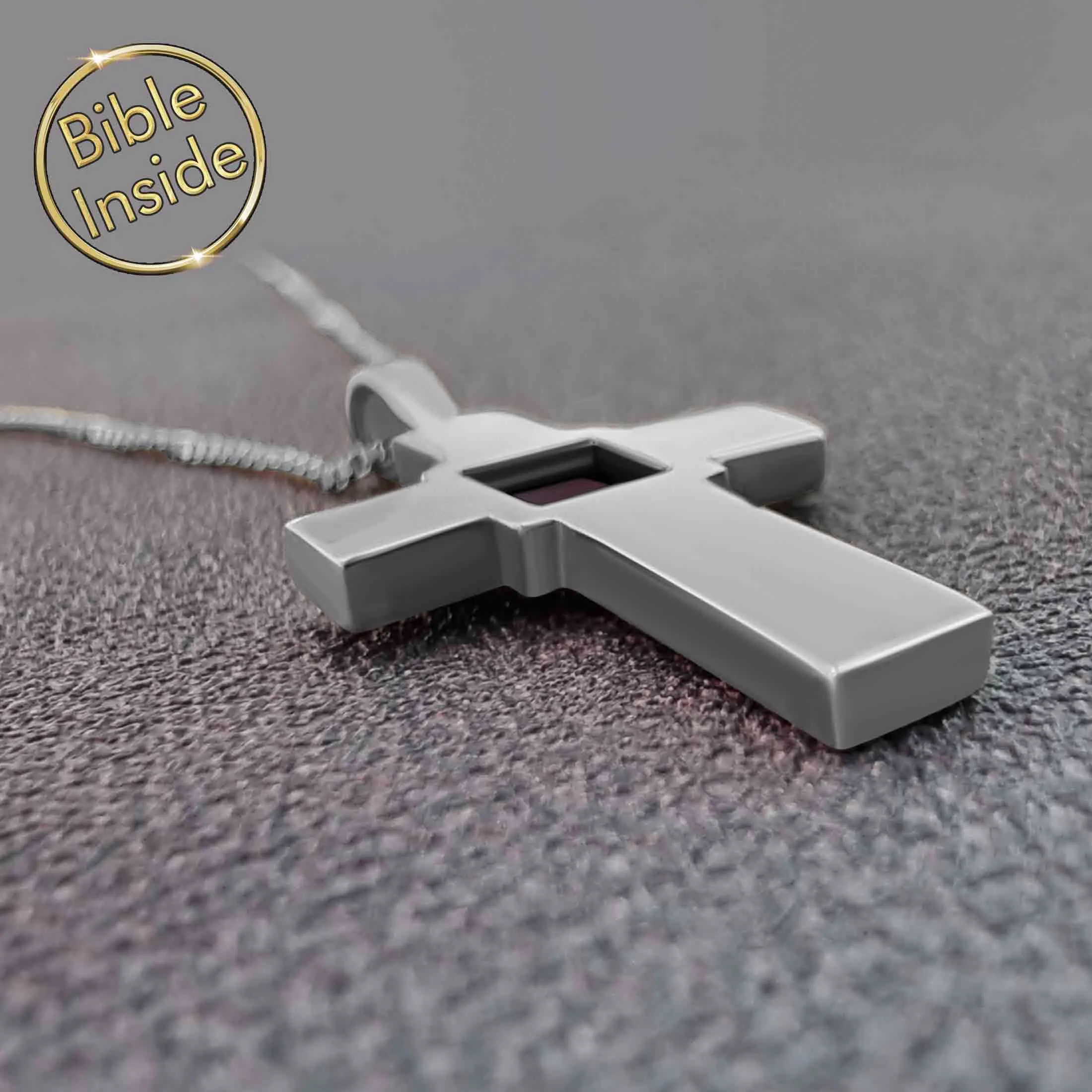 Cross Necklace with the Entire Bible