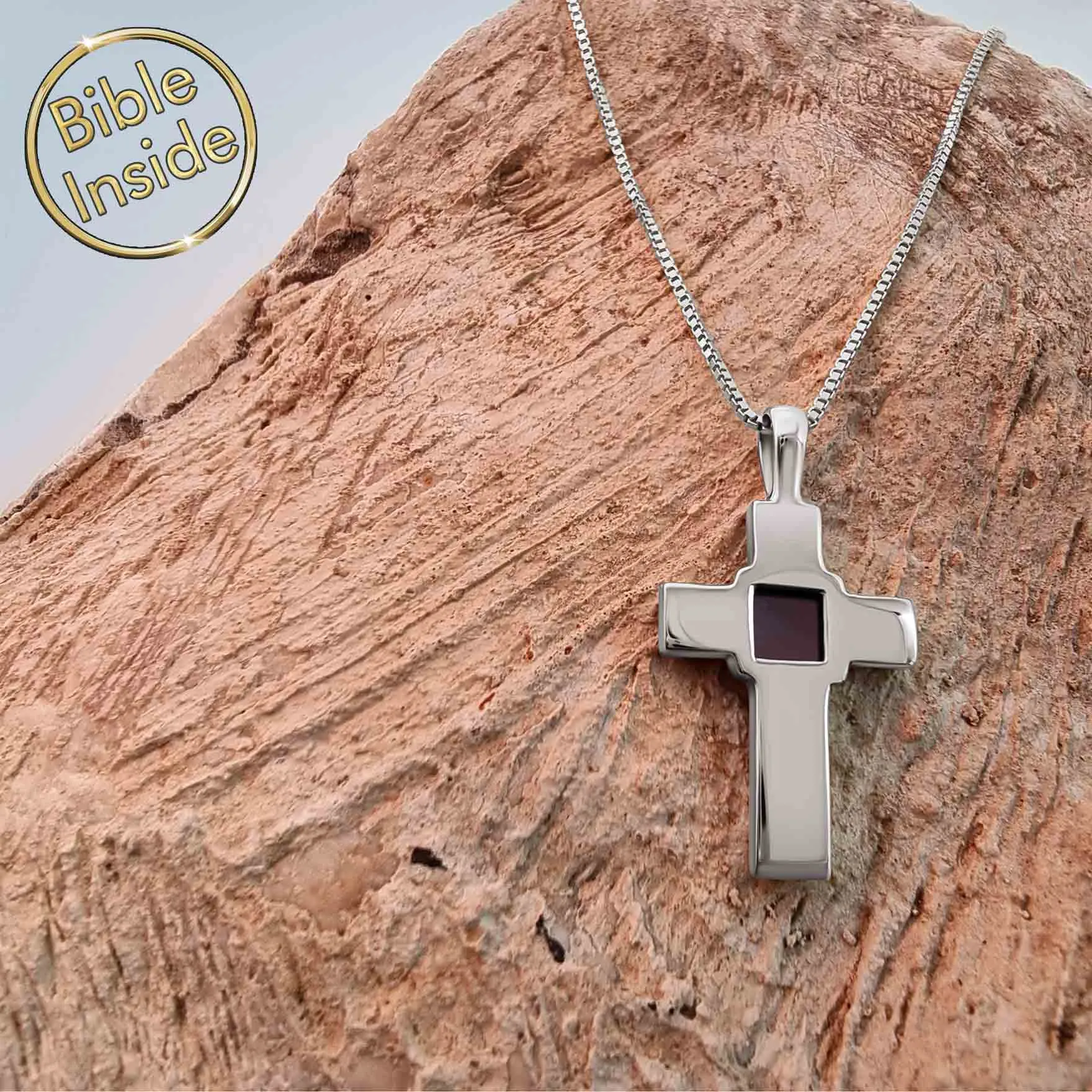 Cross Necklace with the Entire Bible