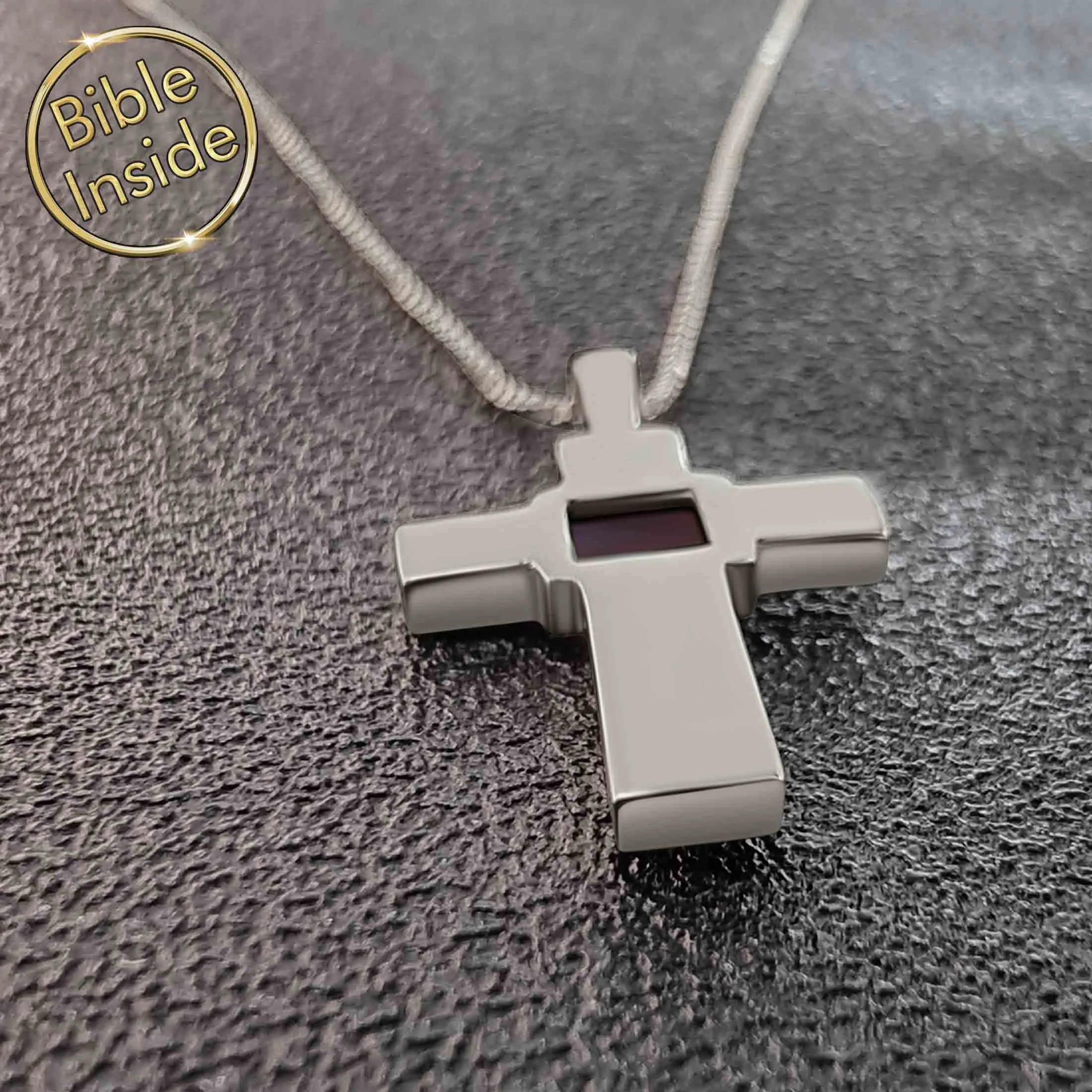 Cross Necklace with the Entire Bible