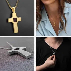 Cross Necklace with the Entire Bible