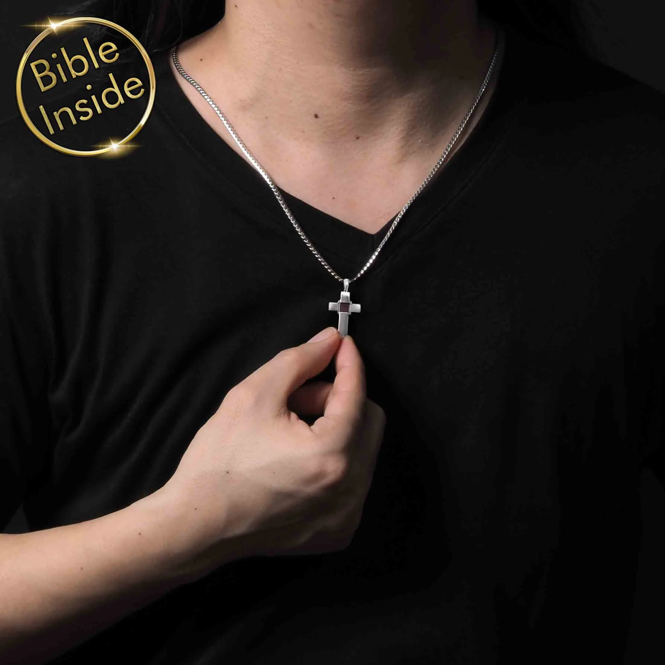 Cross Necklace with the Entire Bible