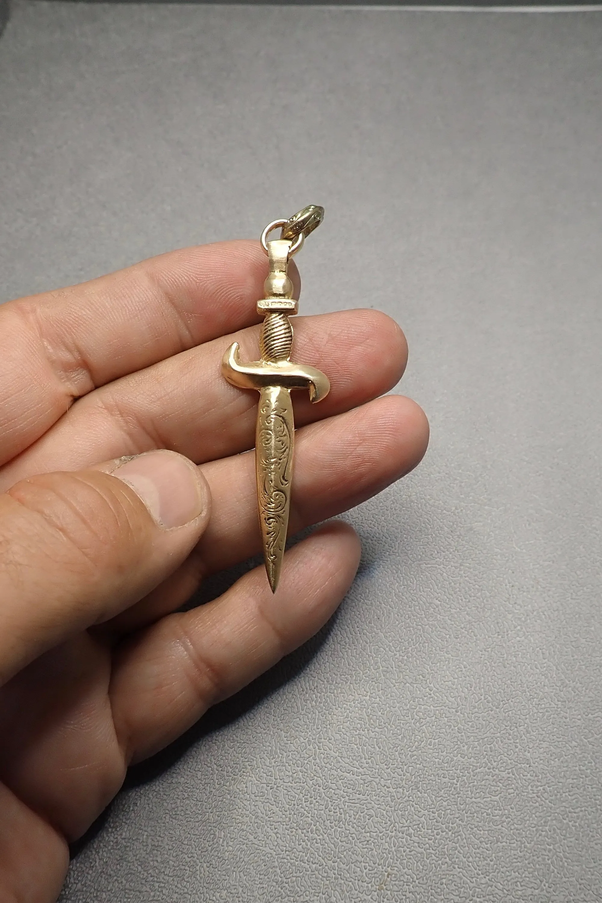 DAGGER PENDANT - two made