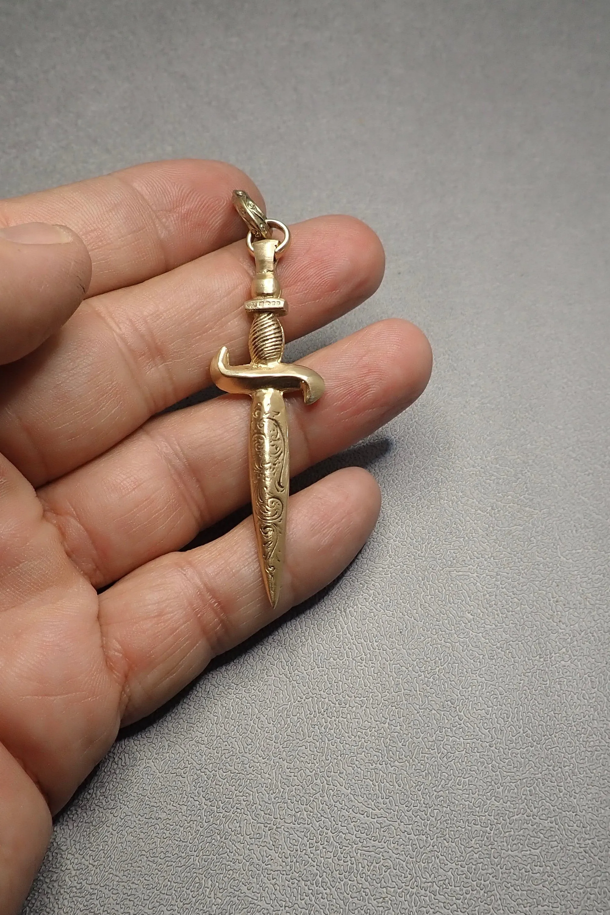 DAGGER PENDANT - two made