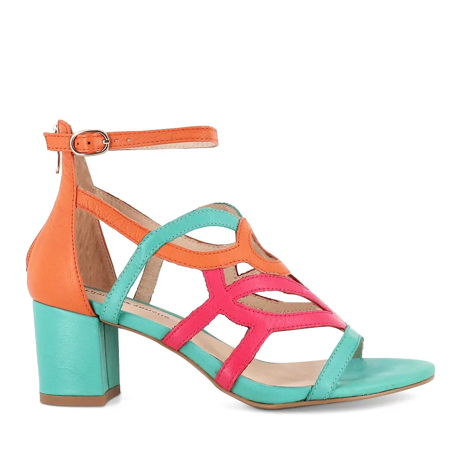 EMMIE - LIGHT EMERALD MULTI LEATHER