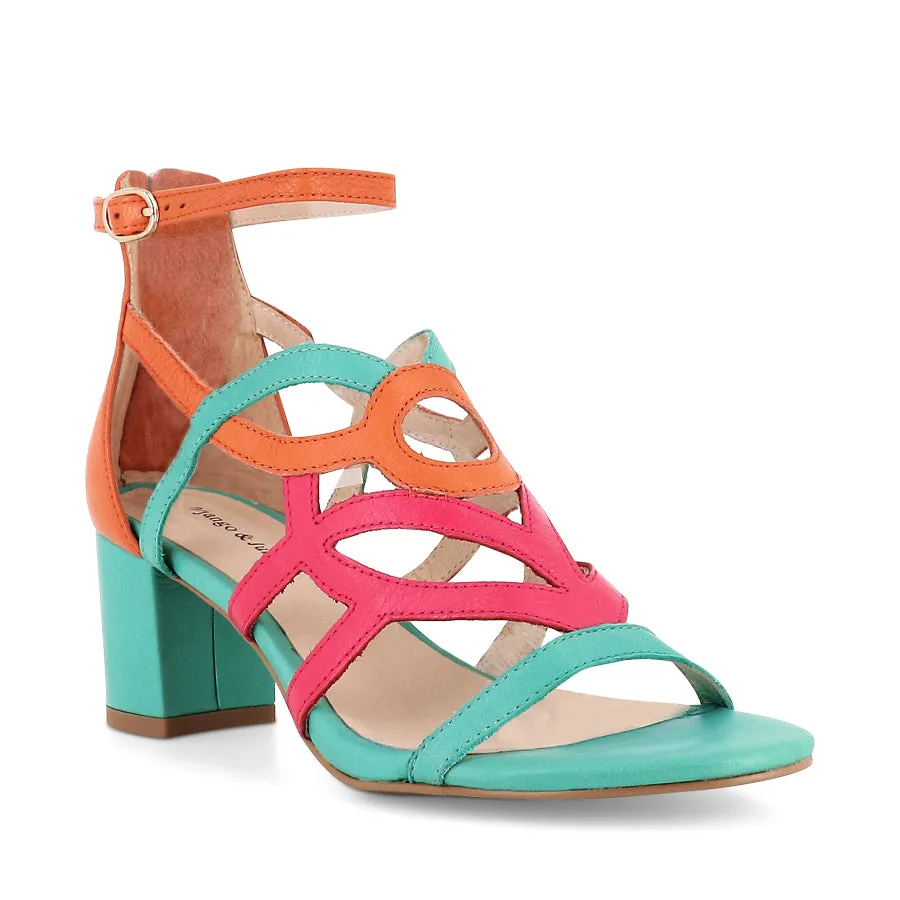 EMMIE - LIGHT EMERALD MULTI LEATHER