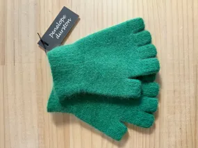 Fingerless Gloves - Short - Bright Green