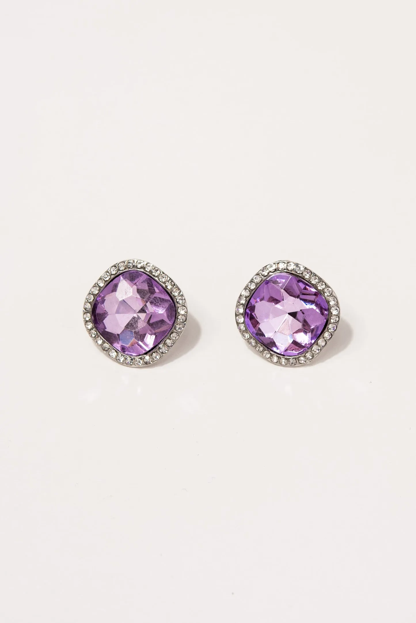 Gemma Diamond Halo Stud Earrings