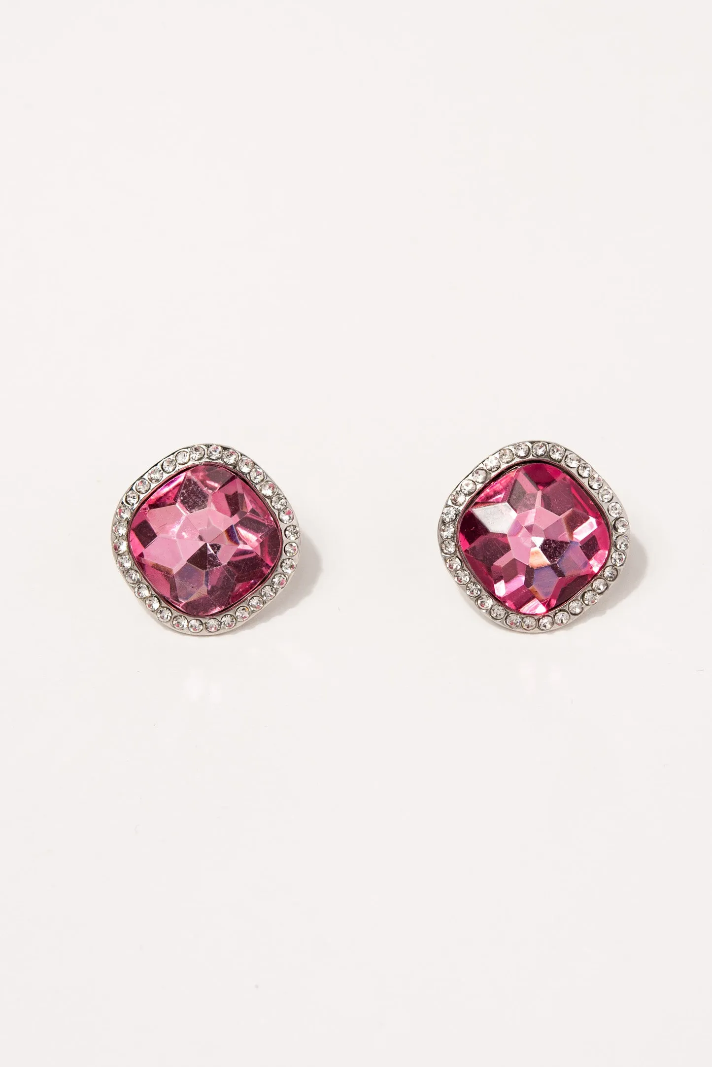 Gemma Diamond Halo Stud Earrings