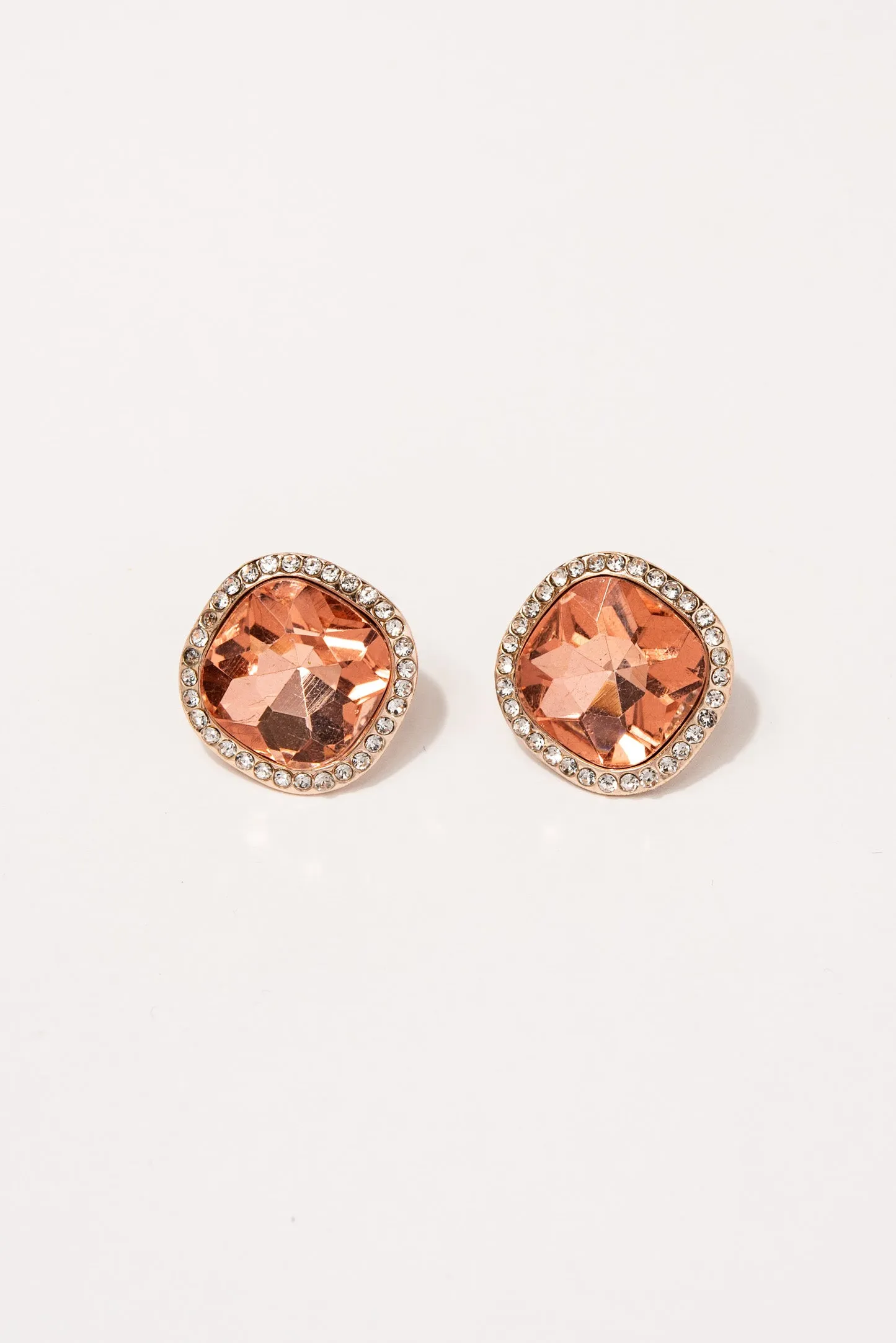 Gemma Diamond Halo Stud Earrings