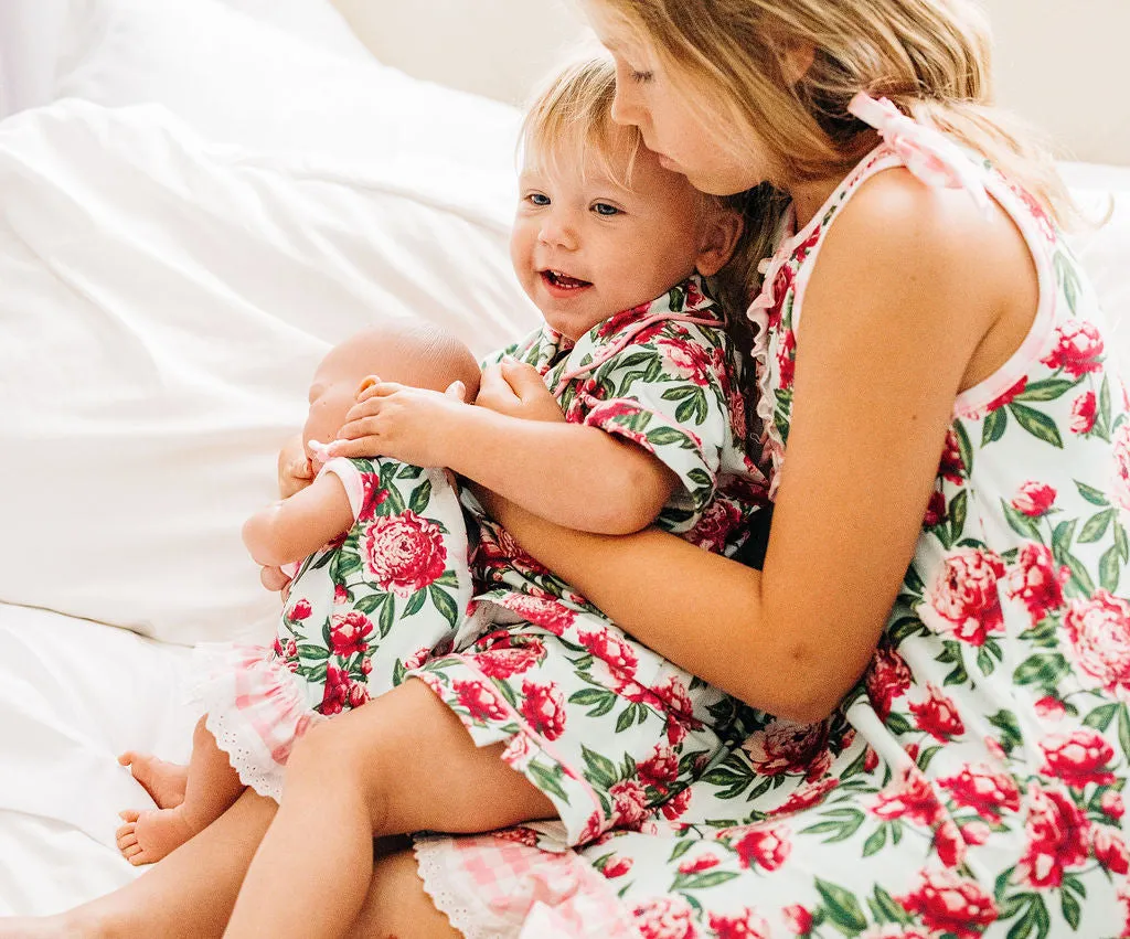 Gown with Bloomers - Peonies