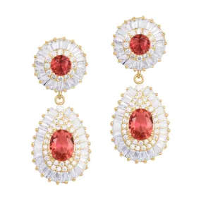 Heavenly Scarlet Earrings