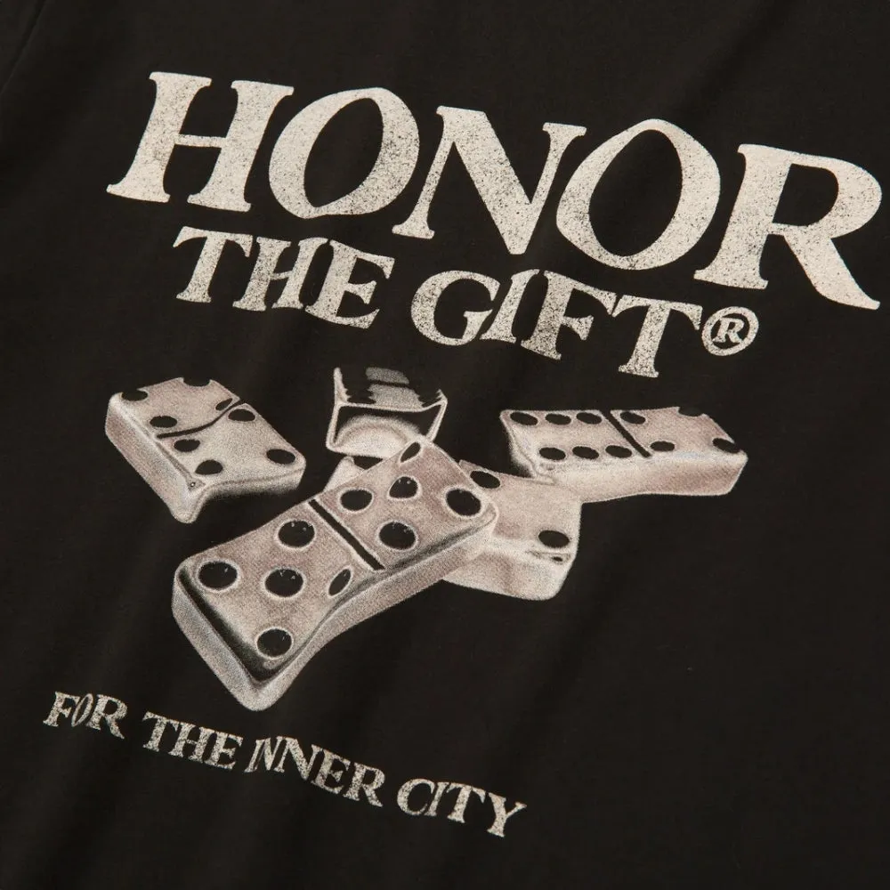 HONOR THE GIFT DOMINOS TEE-BLACK