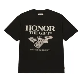 HONOR THE GIFT DOMINOS TEE-BLACK