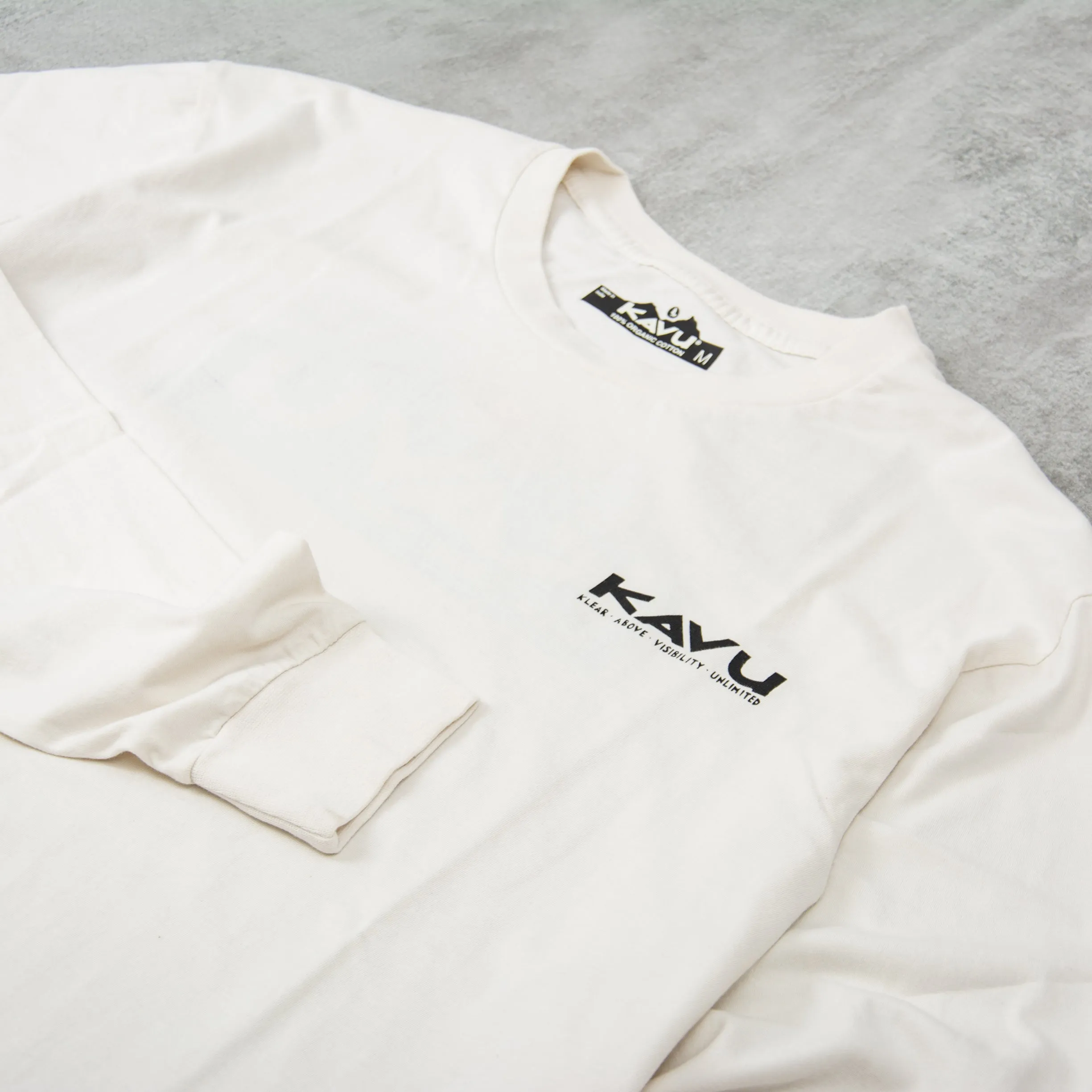 KAVU Etch Art L/S Tee - Off White