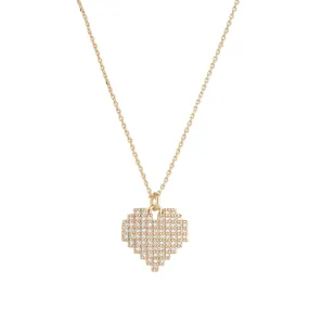 KNIGHT & DAY - Gold Cut Out Heart