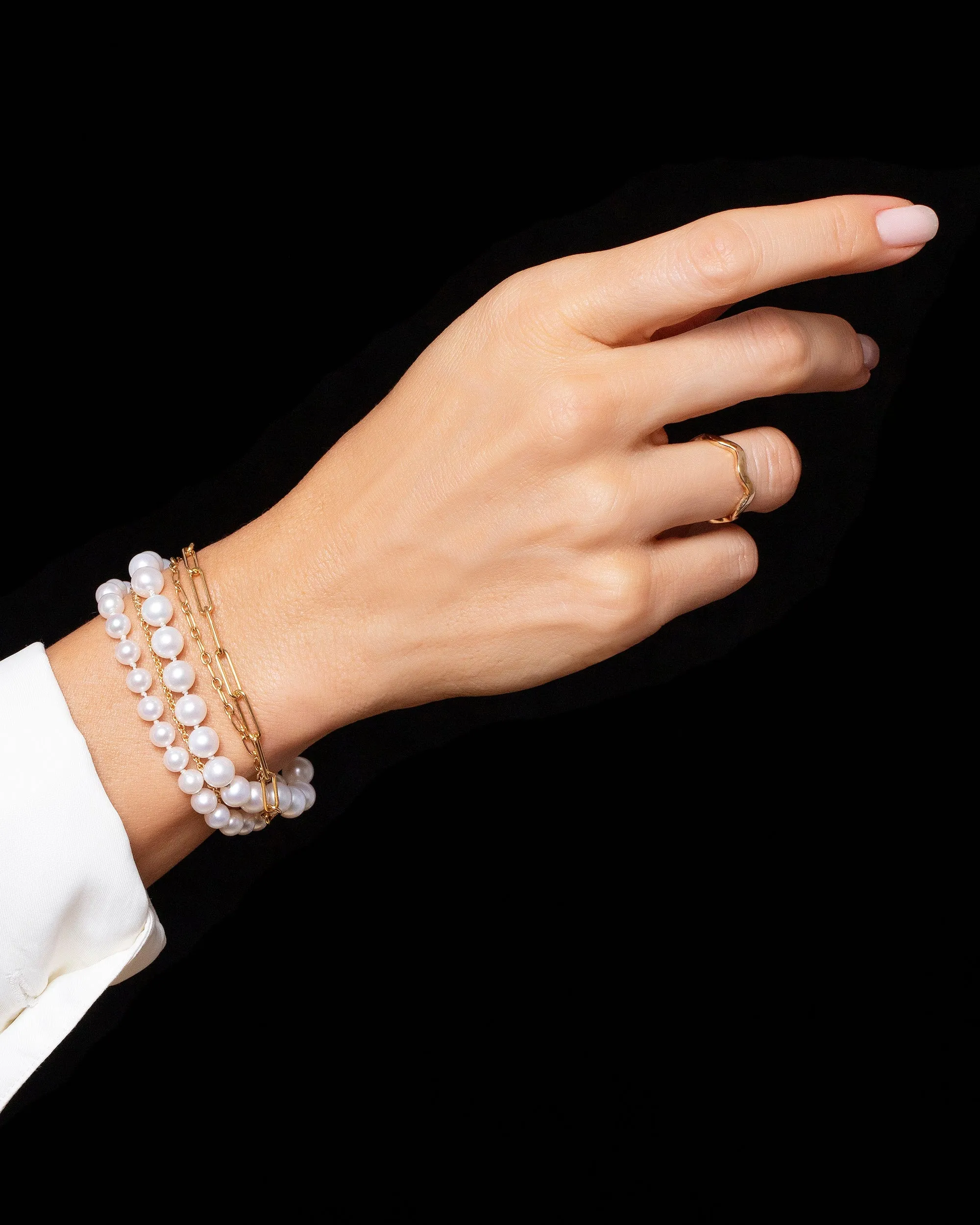 Layered Pearl Bracelet