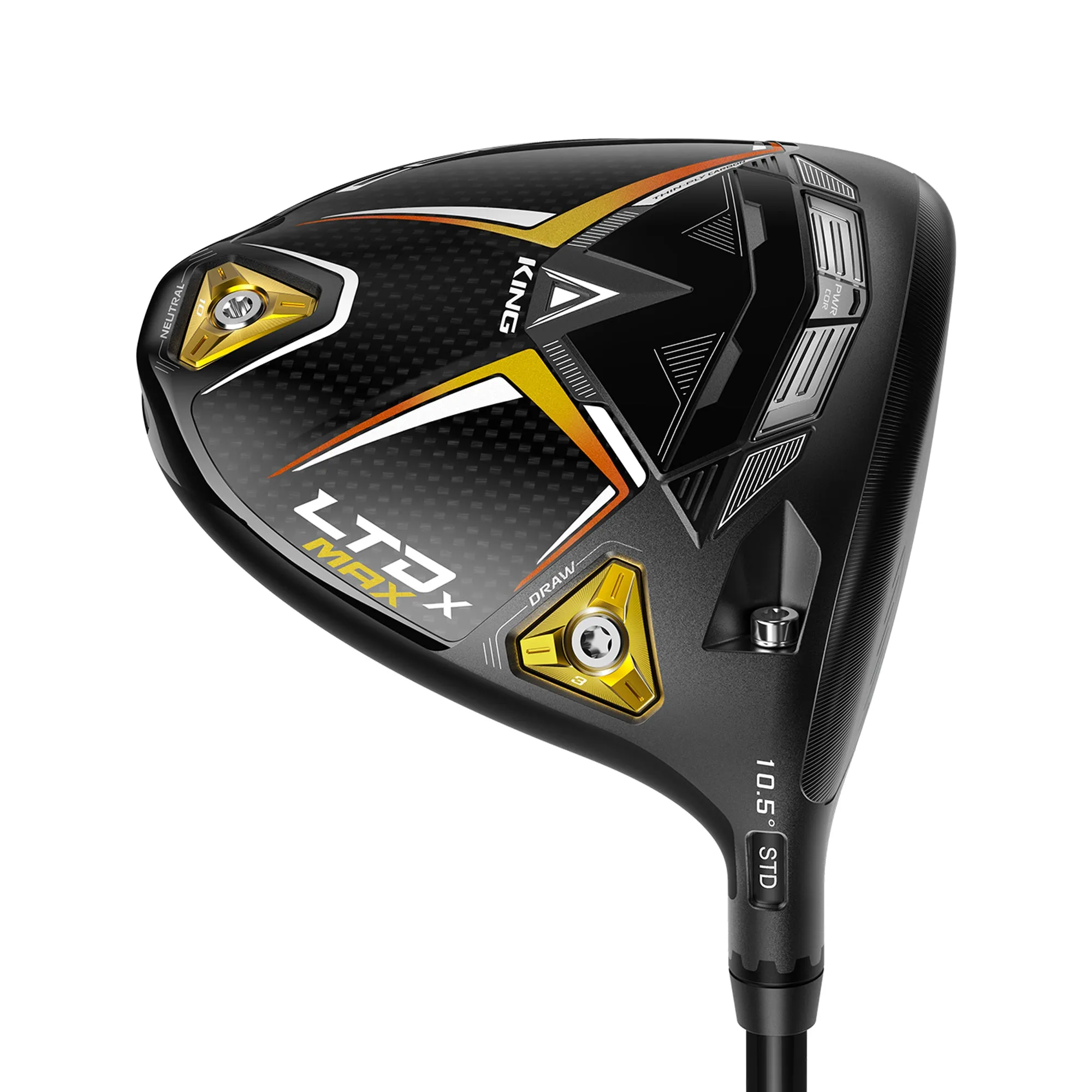 LTDx MAX Driver | Matte Black / Gold Fusion | Right