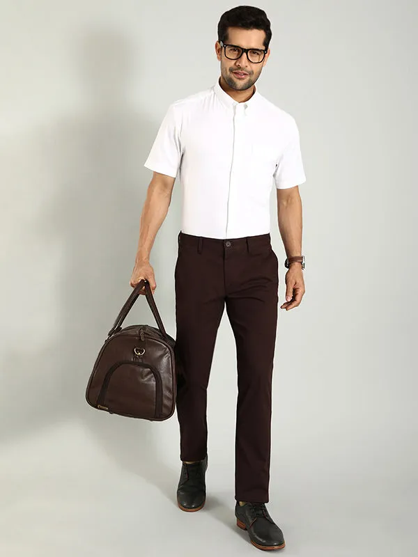 Men Brooklyn Fit Cotton Stretch Trouser