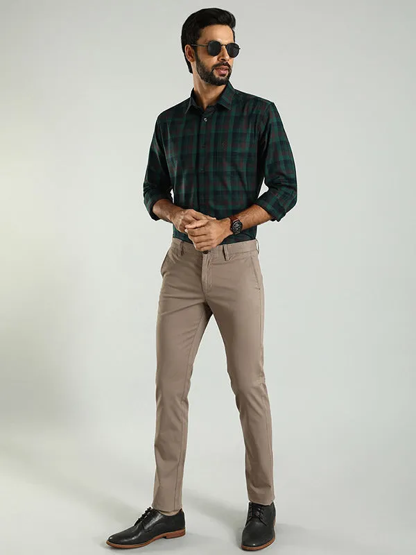 Men Brooklyn Fit Cotton Stretch Trouser