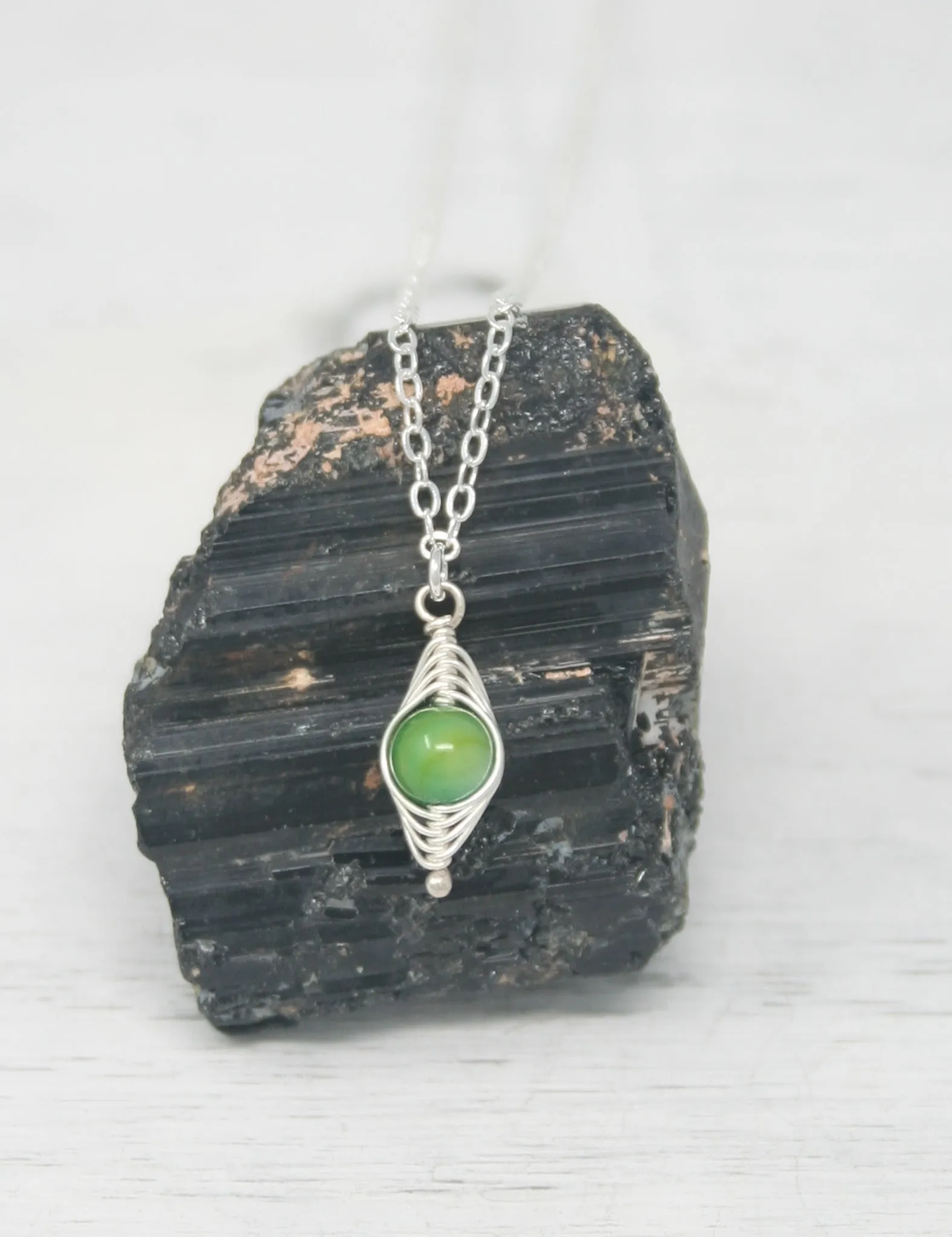 One pea in a pod necklace [made to order]