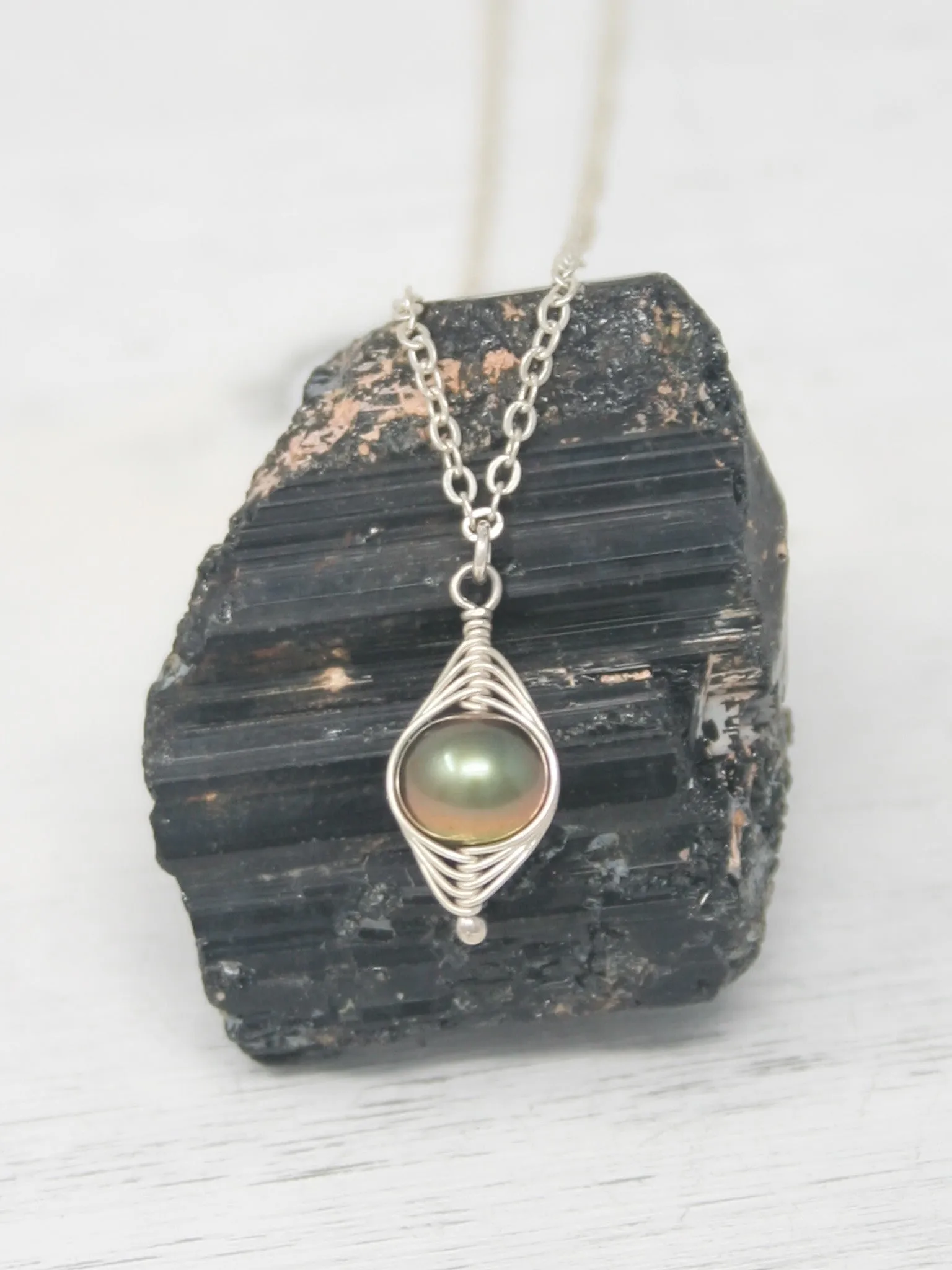 One pea in a pod necklace [made to order]