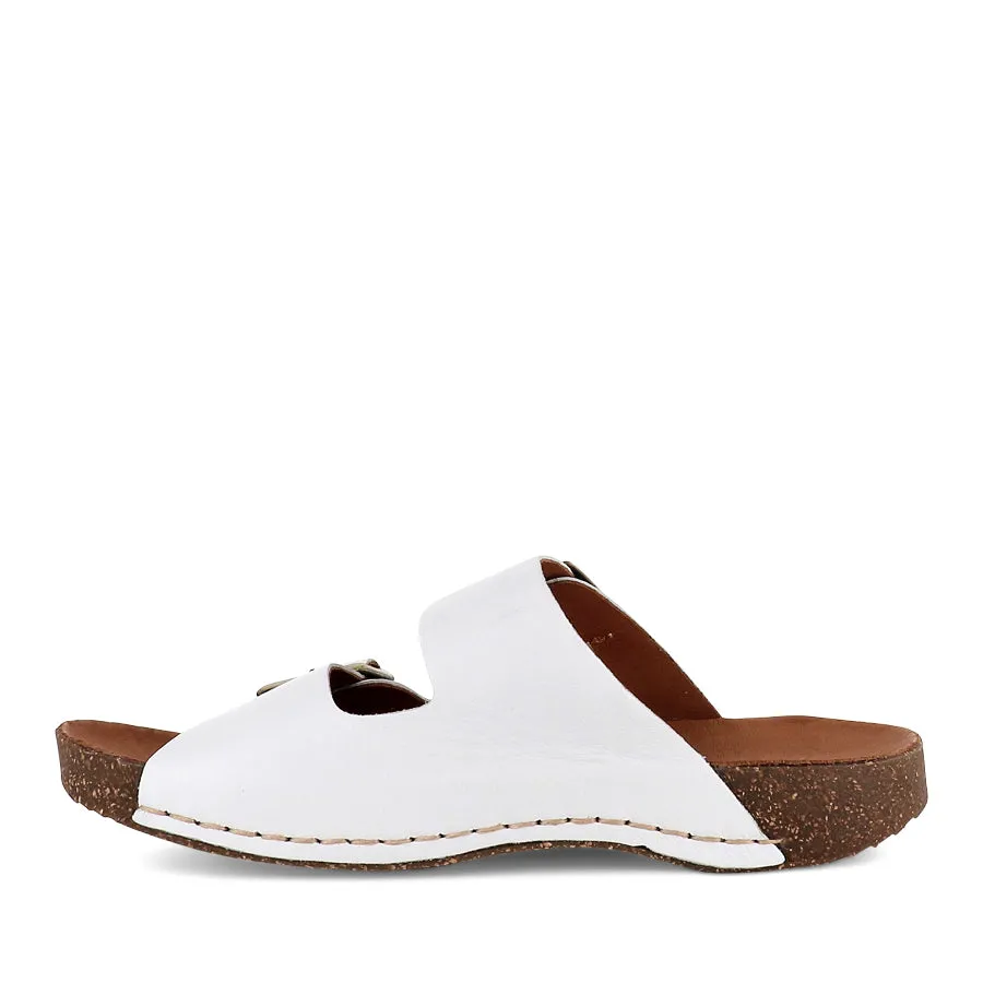 PAPILLO LEATHER  - WHITE LEATHER