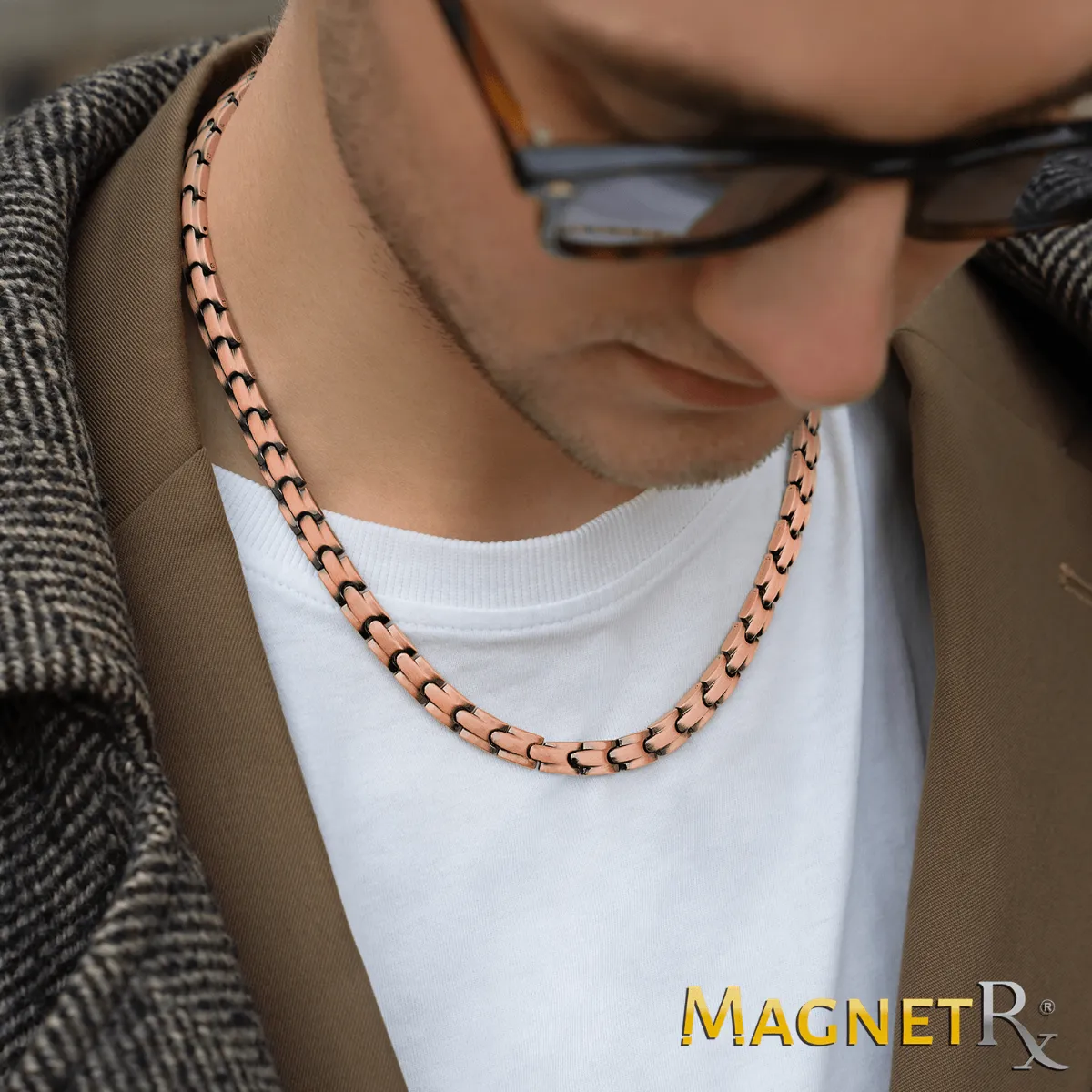 Powerful Copper Magnetic Therapy Necklace Classic Chain