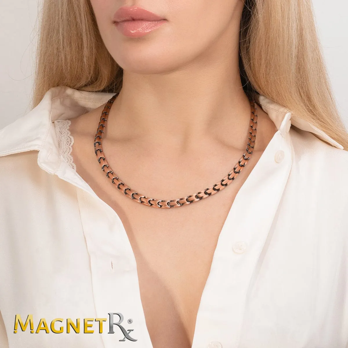 Powerful Copper Magnetic Therapy Necklace Classic Chain