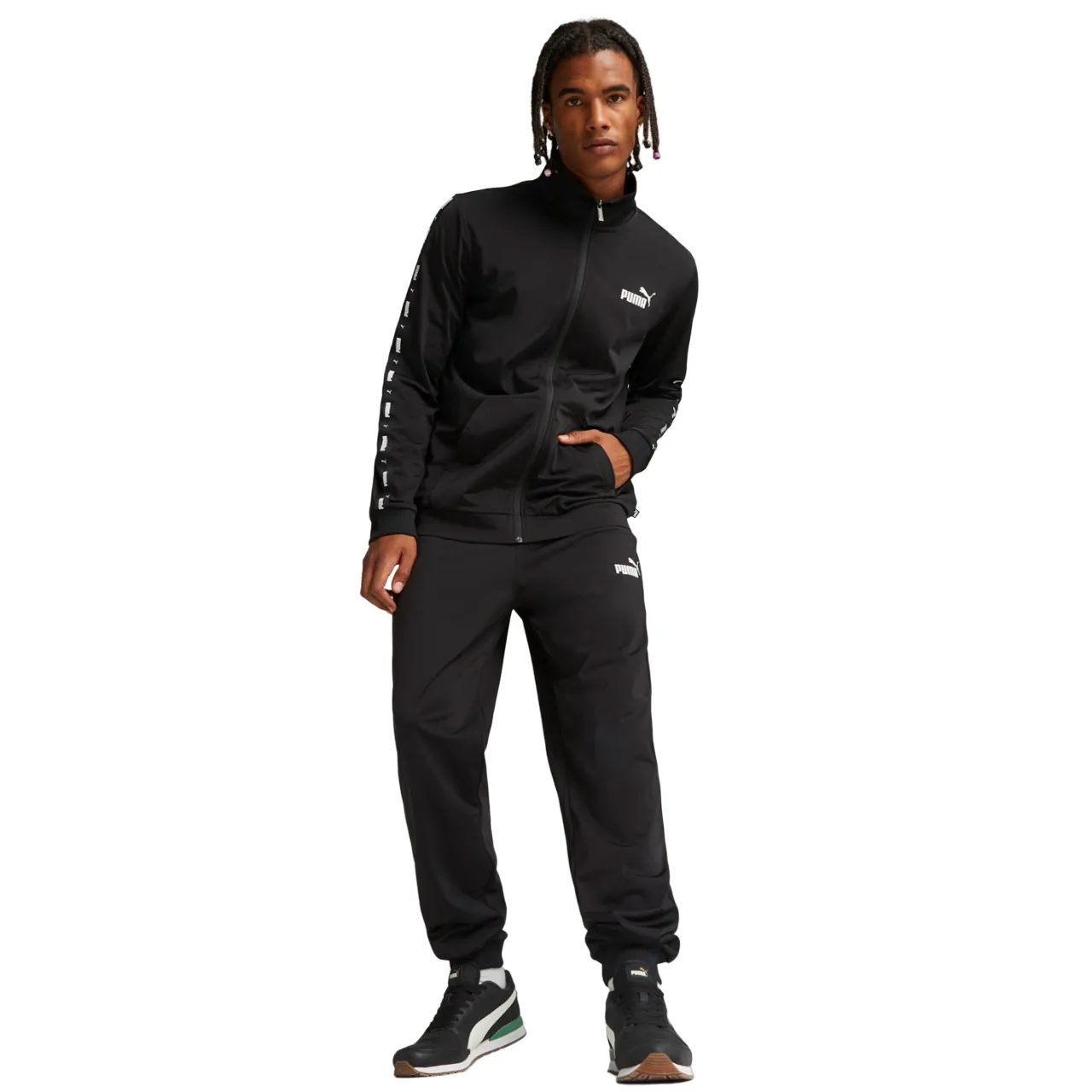 Puma Men's Tape poly suit 677429-01 black