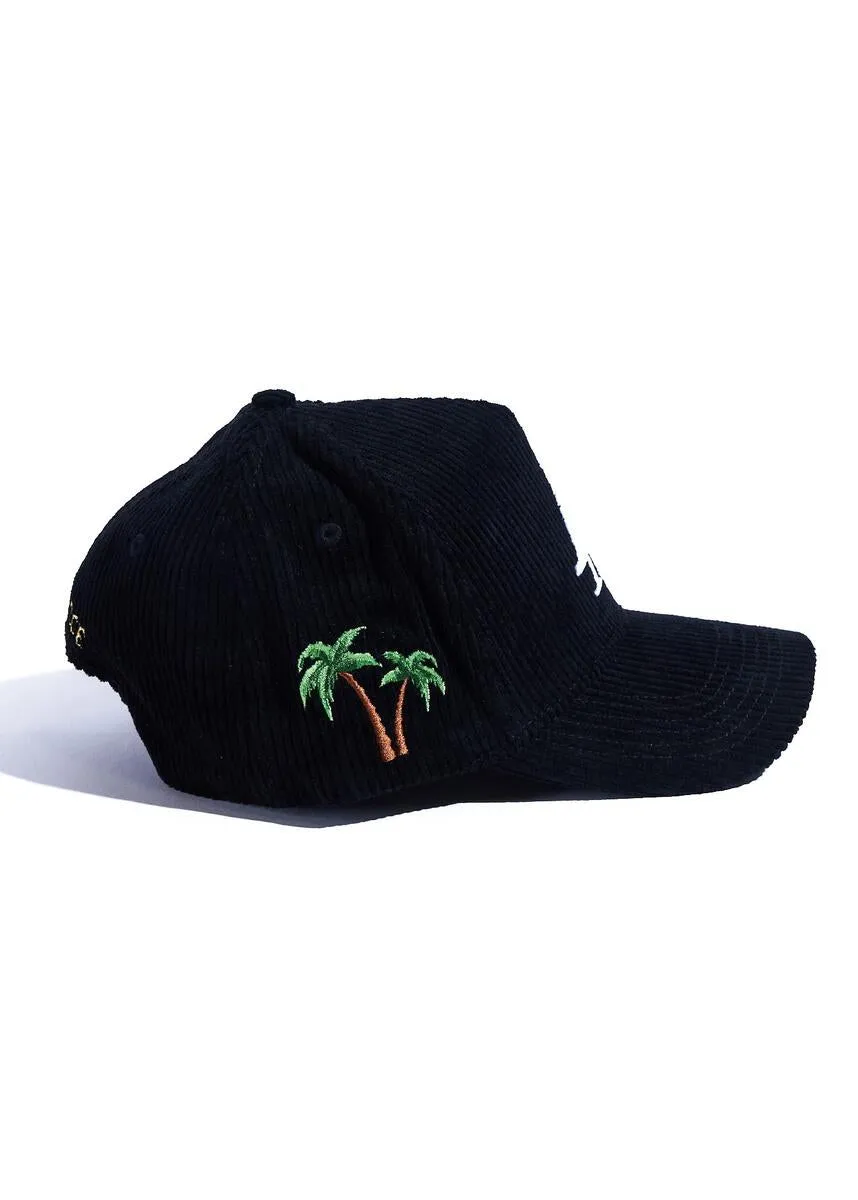 Reference PARADISE LA CORDUROY Hat (BLACK CORDUROY)