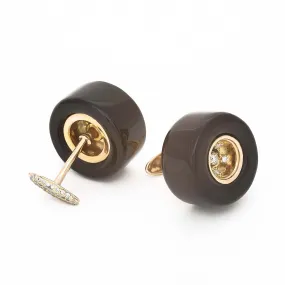 Rolling Onyx Cufflinks