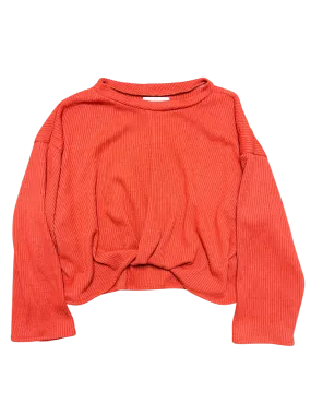 Size 18 - Kuwaii Orange Rib Knit Top