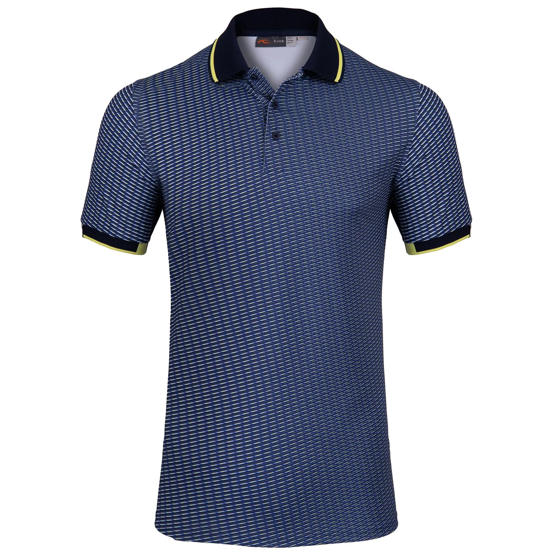 Spot Printed Polo Atlanta Blue/Blue Fog - SS24