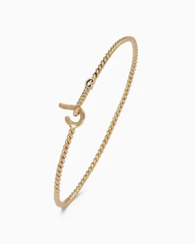 St. John Twisted Hook Bracelet, 1.5mm